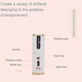 USB автоматична маша, използвана като захранваща банка, с бързо нагряване и двупосочно въртене за контрол на температурата, удобно за