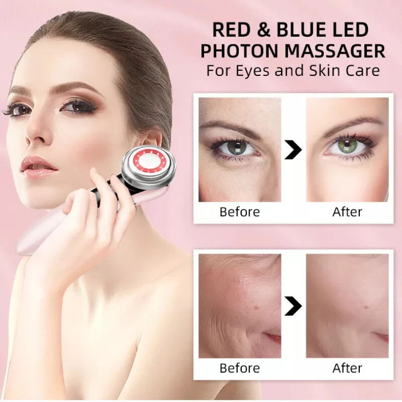 Daugiafunkcinis veido odos priežiūra grožio masažuoklis elektrinis veido masažo prietaisas švarus veido odos atjauninimas, pakėlimas, stangrinimas