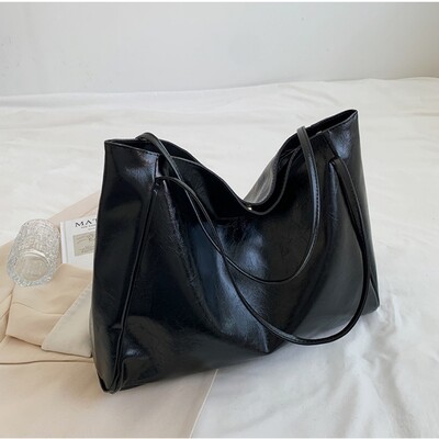 Vintage crvena ženska velika torba Atletska ležerna modna kožna torba velikog kapaciteta Shopper Harajuku jednostavna ručna torba Sac