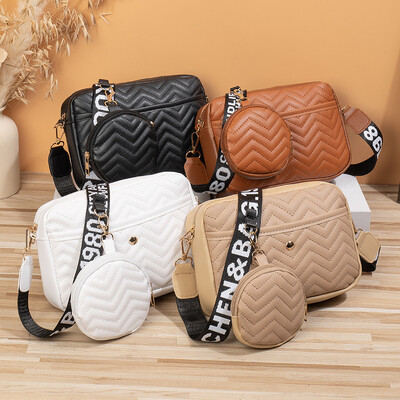 Retro PU bőr válltáska Női divat Kis négyzetes táska Temperamentum Egyszerű Crossbody táska Bevásárlás Kiegészítő Táska