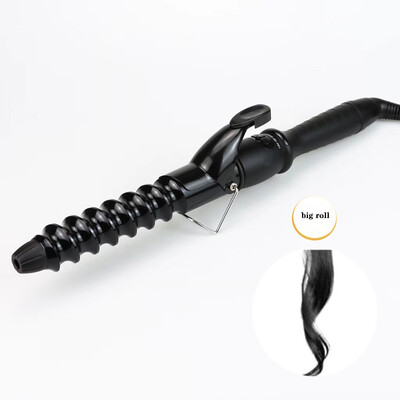 Wave Spiral Elektriskie matu ruļļi Aprūpe Veidošana Profesionāls Keramikas Lokšķēres Mājas Salons Matu veidošanas rīks