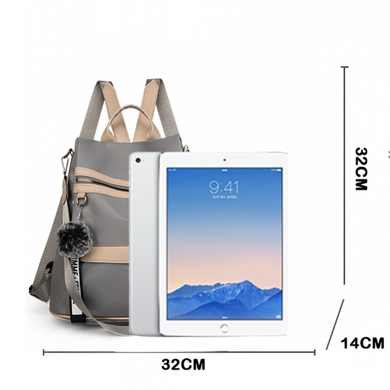 3 u 1 visokokvalitetni ruksak protiv krađe Ženske vodootporne Oxford torbe na rame Školske torbe za tinejdžerice Ruksak Putna torba