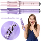 Automātiskais lokšķēres elektriskais matu ruļlis pret pieplaucēšanos Hair Waver 4 temperatūras iestatījums iesācējiem un profesionāļiem