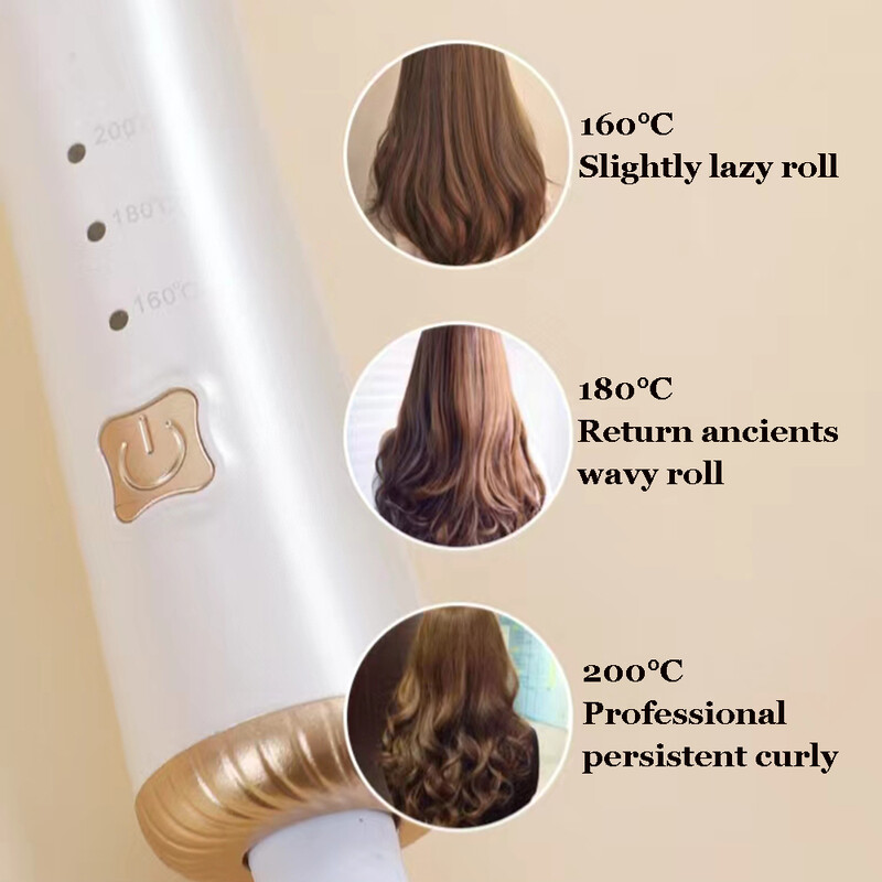 2 in 1 Automātisks rotējošs matu ruļlis 13 MM/32 MM matu gludeklis, maināms matu gludināmais ruļļa komplekts, matu veidošanas rīks