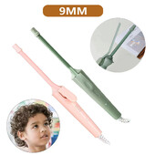 Mini matu lokšķēres 9 mm lokšķēres Profesionālas cirtainas knaibles Keramikas elektriskās salona veidošanas rīks Mazs gofrēšanas gludeklis