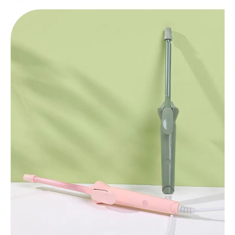 Mini matu lokšķēres 9 mm lokšķēres Profesionālas cirtainas knaibles Keramikas elektriskās salona veidošanas rīks Mazs gofrēšanas gludeklis