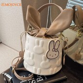 Nišinio dizaino moteriškas „Crossbody“ krepšys Prabangių prekių ženklų rankinė Aukštos kokybės PU rankinė, 2024 m. Moterų aukščiausios klasės pakabinamas zuikio kibiras