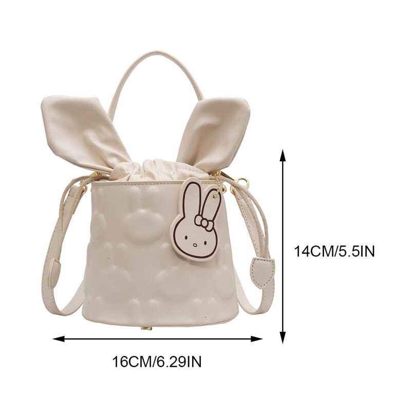 Nišinio dizaino moteriškas „Crossbody“ krepšys Prabangių prekių ženklų rankinė Aukštos kokybės PU rankinė, 2024 m. Moterų aukščiausios klasės pakabinamas zuikio kibiras