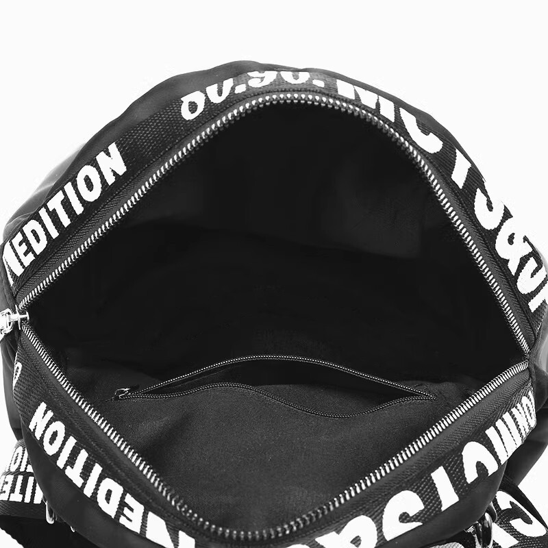 Novi korejski modni ženski ruksak s uličnim engleskim vezom iz 2024. Ležeran, svestran, jednostavan, višenamjenski ruksak za putovanja