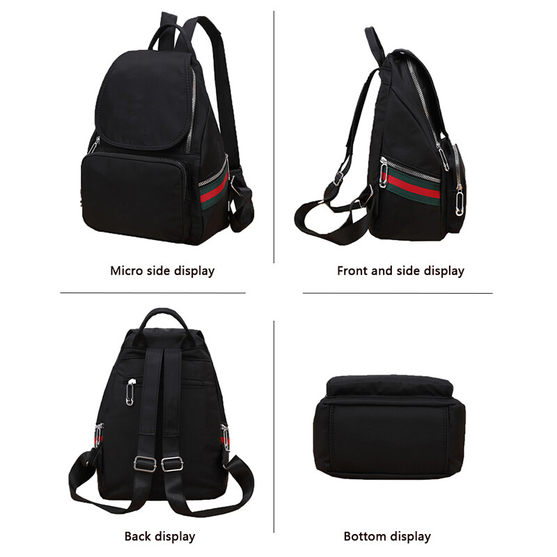 Europski i američki ženski ruksak 2024. novi modni svestrani lagani ženski ruksak od Oxford tkanine velikog kapaciteta