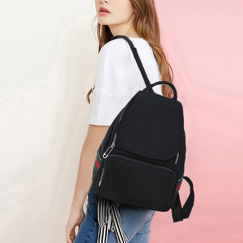 Europski i američki ženski ruksak 2024. novi modni svestrani lagani ženski ruksak od Oxford tkanine velikog kapaciteta