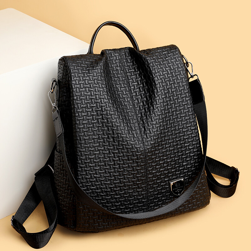 2024 rucsac nou pentru femei europene și americane de mare capacitate pentru călătorii de agrement, la modă, cu trei scopuri, rucsac antifurt pentru femei