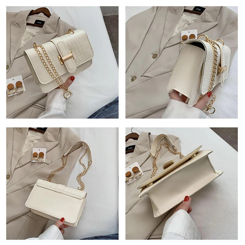 Štvorcové kabelky cez rameno pre ženy 2023, značkové dizajnérske luxusné crossbody kabelky, dámske retiazkové elegantné dizajnérske značky Puse and Bags