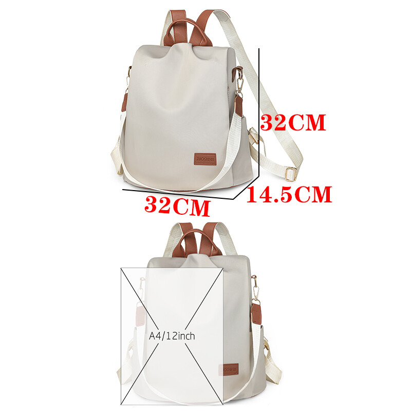 2024 m. dizainerio lengvos kelioninės kuprinės, mados mokykliniai krepšiai, kasdieniai krepšiai ant pečių Naujos vandeniui atsparios nailoninės moteriškos kuprinės