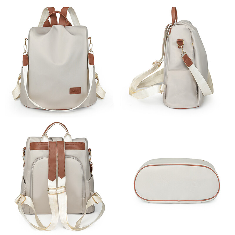 2024 m. dizainerio lengvos kelioninės kuprinės, mados mokykliniai krepšiai, kasdieniai krepšiai ant pečių Naujos vandeniui atsparios nailoninės moteriškos kuprinės