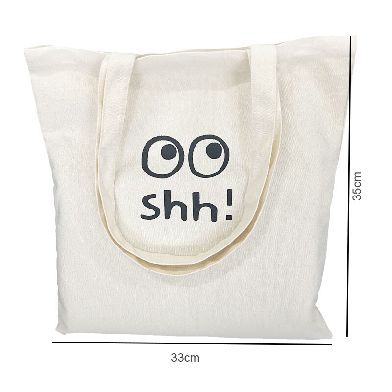 Egyszerű festés, nagy kapacitású vászon kézitáska, napi egy válltáska