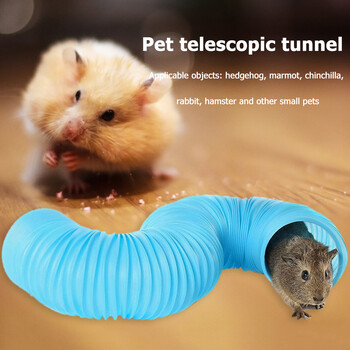 Πτυσσόμενο παιχνίδι Pet Tunnel Εσωτερικό ινδικό χοιρίδιο Ζώο άσκησης Tube Ferret Rabbit Hamster Funny Toy Pets Προϊόντα