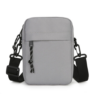 Jednoduchá ležérna mini crossbody kabelka pánska nylonová malá taška cez rameno pre mužov Oxford Messenger telefón bočná taška cez rameno manželské tašky na hrudník