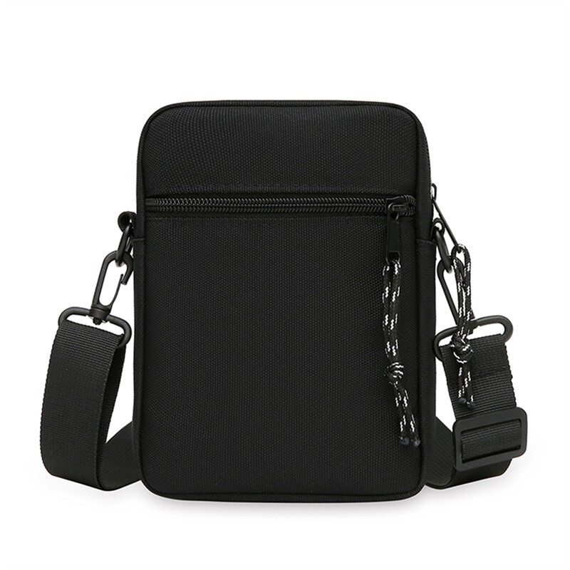Jednoduchá ležérna mini crossbody kabelka pánska nylonová malá taška cez rameno pre mužov Oxford Messenger telefón bočná taška cez rameno manželské tašky na hrudník