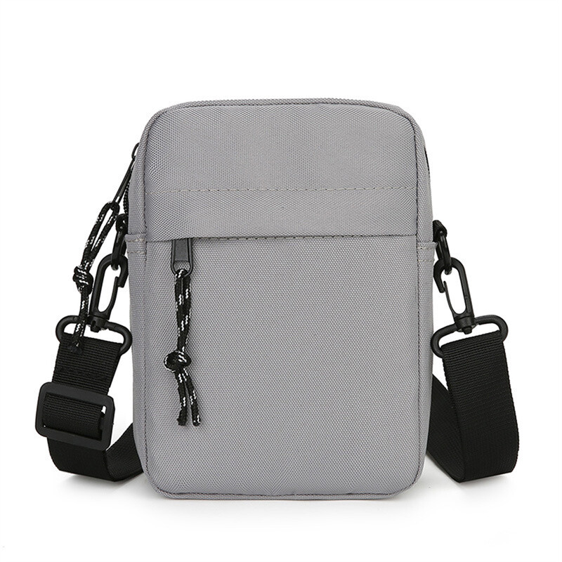 Jednoduchá ležérna mini crossbody kabelka pánska nylonová malá taška cez rameno pre mužov Oxford Messenger telefón bočná taška cez rameno manželské tašky na hrudník