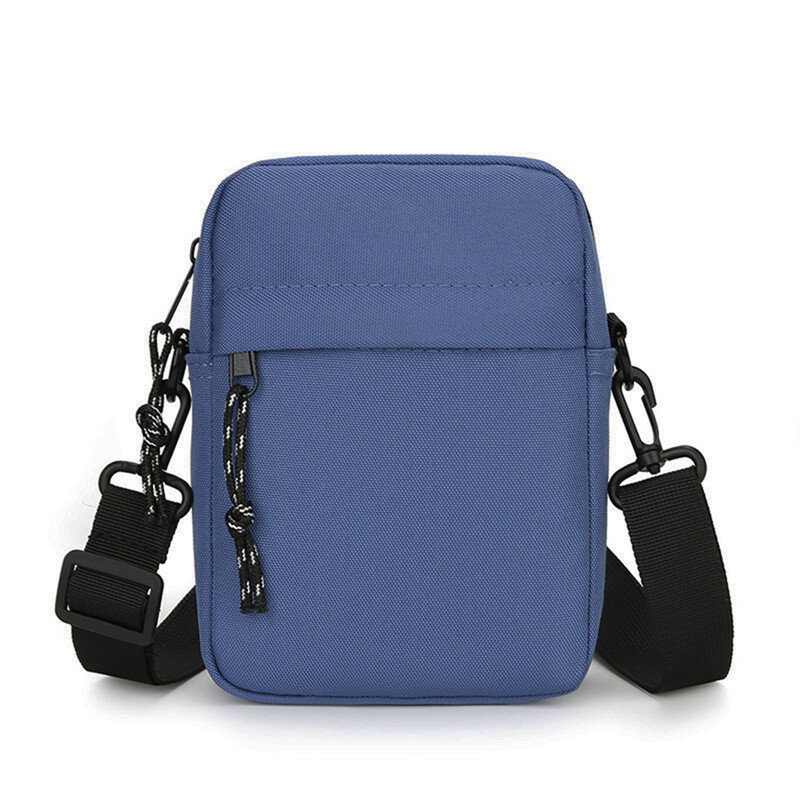 Jednoduchá ležérna mini crossbody kabelka pánska nylonová malá taška cez rameno pre mužov Oxford Messenger telefón bočná taška cez rameno manželské tašky na hrudník