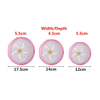 Žiurkėno mankštos ratas Itin tyliai besisukantis bėgimo ratas Mažo augintinio mankštos ratas mažiems gyvūnams Reikmenys naminių gyvūnėlių priedai