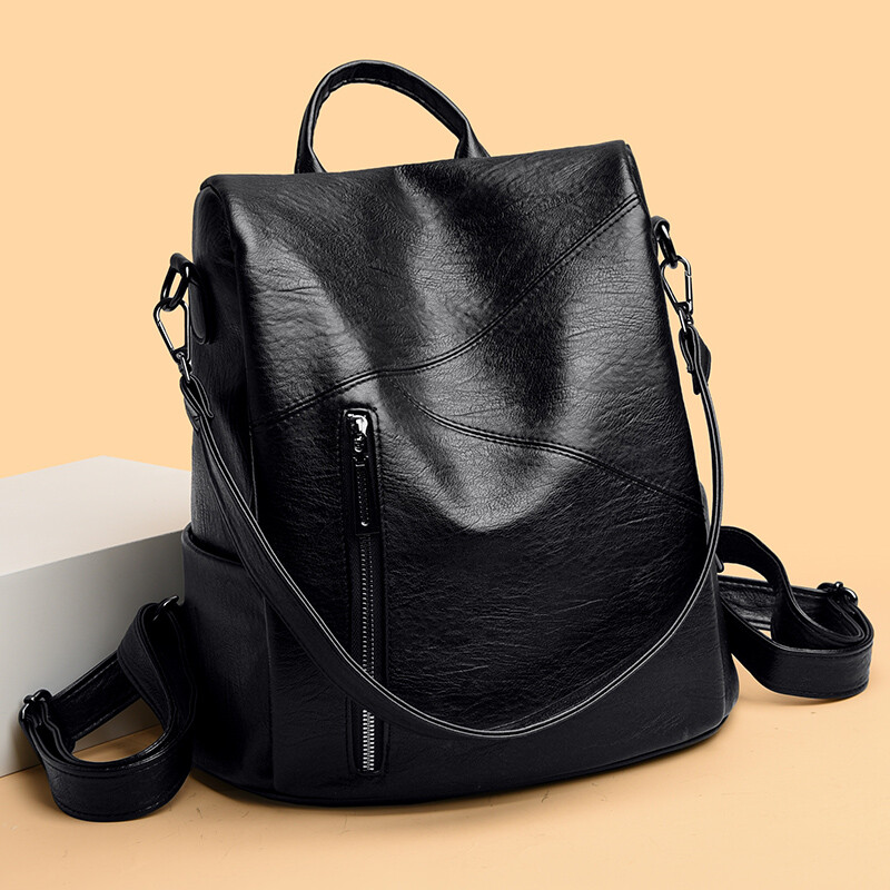 Vintage dámske tašky cez rameno s ochranou proti krádeži, dámske mäkké kožené batohy, Sac A Dos, ležérne cestovné dámske batohy, školské tašky, tašky Mochilas