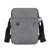 Pánska crossbody kabelka, módna kabelka cez rameno, mini pánska náprsná taška, plátená cestovná kabelka, jednoduchá čierna taška, Bolso Mochila