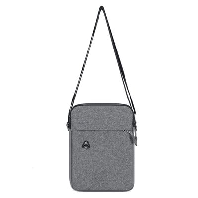 Pánska crossbody kabelka, módna kabelka cez rameno, mini pánska náprsná taška, plátená cestovná kabelka, jednoduchá čierna taška, Bolso Mochila