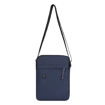 Pánska crossbody kabelka, módna kabelka cez rameno, mini pánska náprsná taška, plátená cestovná kabelka, jednoduchá čierna taška, Bolso Mochila