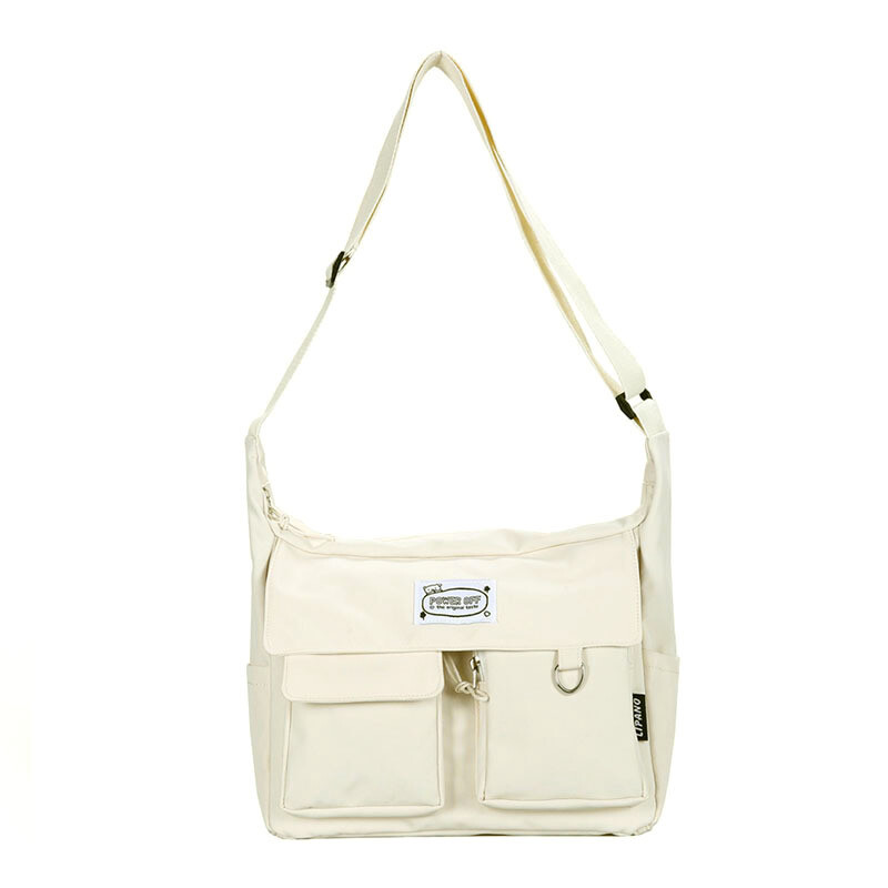 Koreai Ulzzang Messenger Bag Női Új 2023 Nylon táskák Több zsebes Crossbody táskák Női Iskolakönyv Válltáska Lányok táska