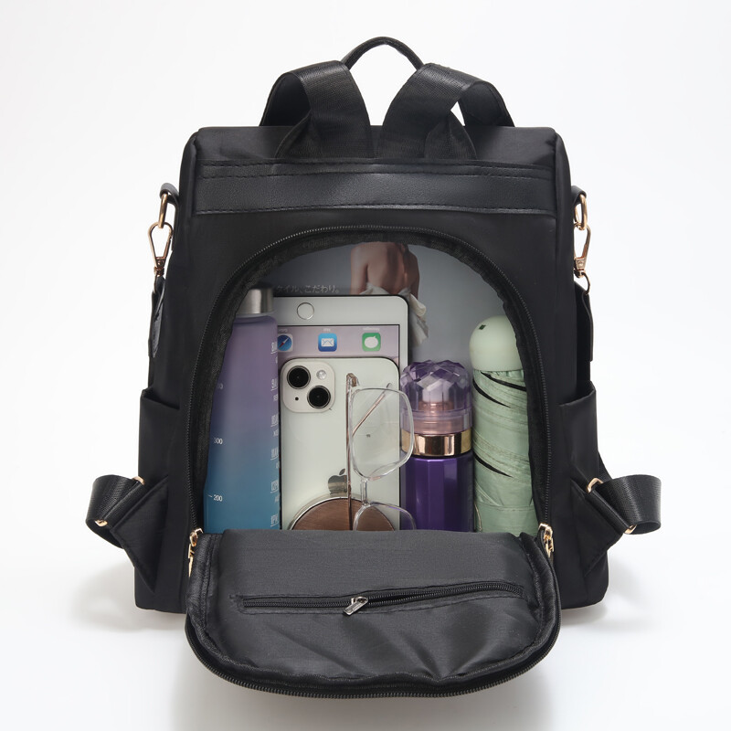 Divat lopásgátló női hátizsákok Oxford vászon válltáskák tinédzsereknek lányoknak nagy kapacitású iskolatáskák utazási hátizsák táska