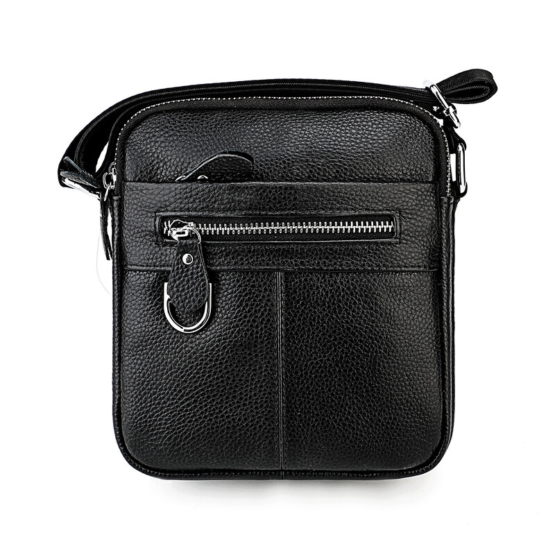 Pánska kožená crossbody kabelka cez rameno, vysoko kvalitná, módna, obchodná, do práce, vodotesná, odolná voči opotrebovaniu