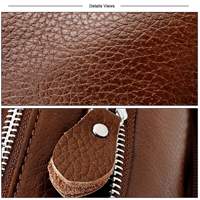 Pánska kožená crossbody kabelka cez rameno, vysoko kvalitná, módna, obchodná, do práce, vodotesná, odolná voči opotrebovaniu