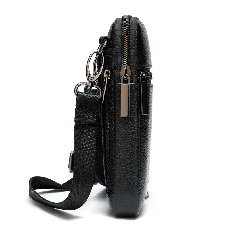 Pánska ležérna kožená taška cez rameno, pánska malá taška na telefón, pánska crossbody taška cez rameno, luxusná crossbody taška