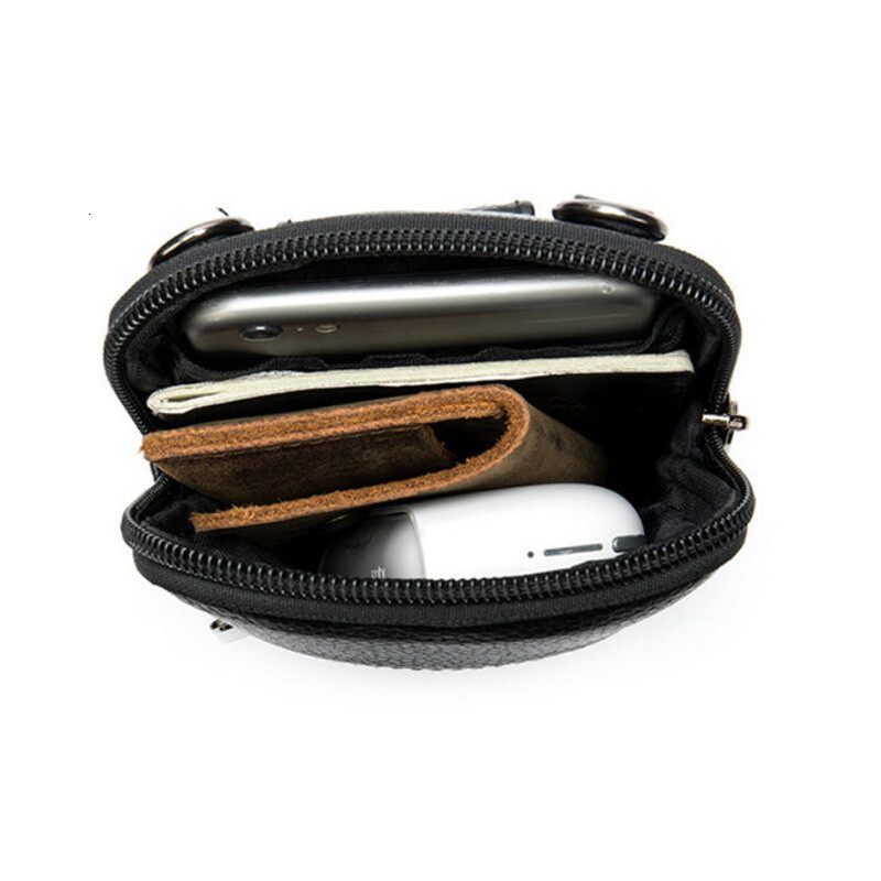 Pánska ležérna kožená taška cez rameno, pánska malá taška na telefón, pánska crossbody taška cez rameno, luxusná crossbody taška