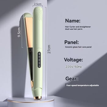 Нова 2 в 1 професионална преса за коса с 4 предавки Heat Ceramic Ionic Fast Heat-Up отрицателни йони Hair Flat Iron LCD дисплей