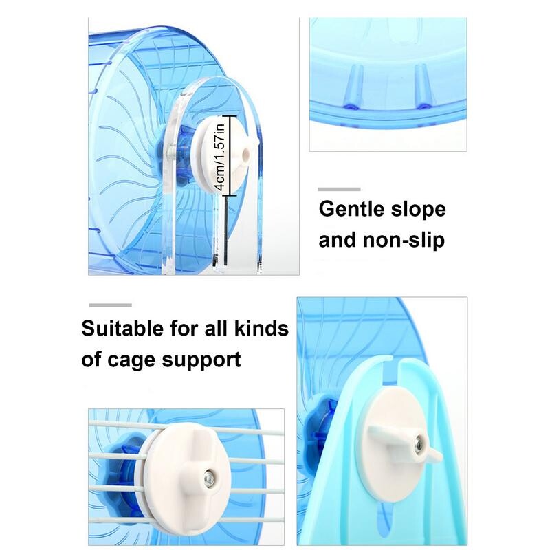 Žiurkėno ratukai Gyvūnai Verpimo žaislai Tylus žiurkėno mankštos ratukai Žiurkėno bėgimo ratai Nykštukui Sirijos žiurkėnui