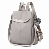 Ležerna ženska ruksak torbica Protuprovalni Oxford ruksak Mochila Hairball Tassel Vodootporna školska torba na rame za tinejdžerice Djevojčice