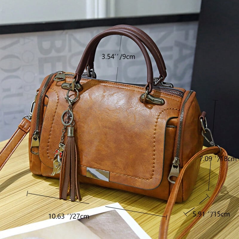 Kabelka Yogodlns s strapcami, dámska taška cez rameno s veľkou kapacitou, módna zipsová crossbody kabelka s odnímateľným popruhom
