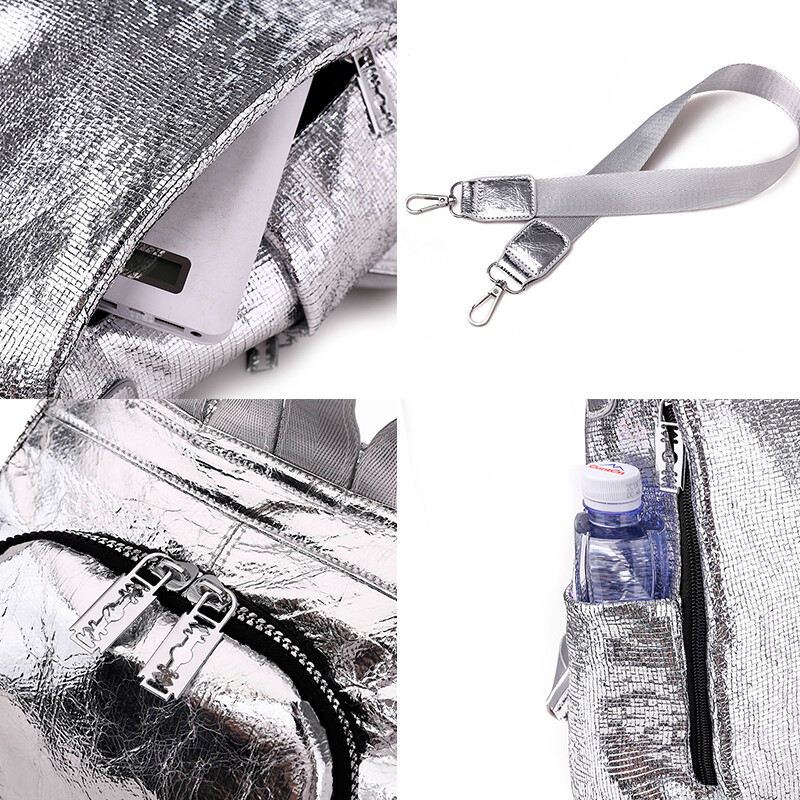 2023 Fashion Anti Theft Női hátizsákok Nagy kapacitású utazó iskolatáskák Puha bőr alkalmi borítók Válltáska Táska M Ochila