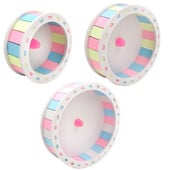 Hörcsög futókerék kisállat gyakorlat kocogó játék mókus csincsillák kis egér vicces kerek csendes sportkerék