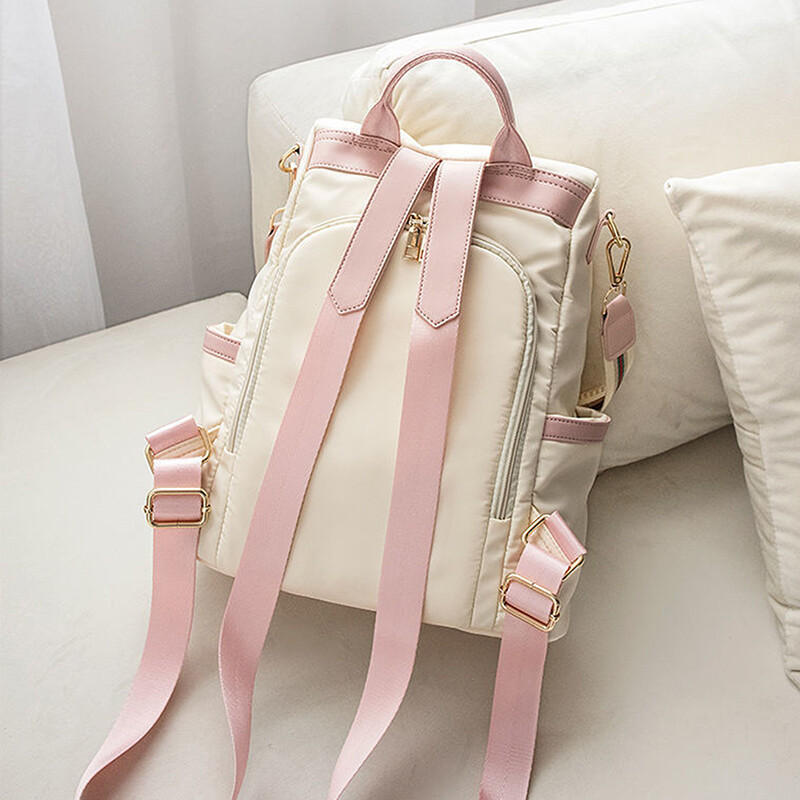 2024 m. Nauja kuprinė Oksfordo Moteriška mokyklinė korėjiečių versija Didelės talpos kuprinė lauko kelionių kuprinė nuo vagystės