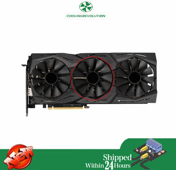 Безплатна доставка FDC10U12S9-C FDC10H12S9C размер 87 mm 3 дупки за ASUS ROG STRIX RTX 2070 O8G GAMING Охлаждащ вентилатор за графична карта