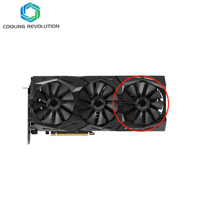 Nemokamas pristatymas FDC10U12S9-C FDC10H12S9C dydis 87 mm 3 skylės, skirtos ASUS ROG STRIX RTX 2070 O8G GAMING vaizdo plokštės aušinimo ventiliatoriui