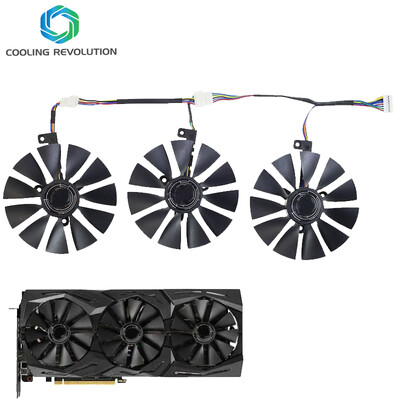 Nemokamas pristatymas FDC10U12S9-C FDC10H12S9C dydis 87 mm 3 skylės, skirtos ASUS ROG STRIX RTX 2070 O8G GAMING vaizdo plokštės aušinimo ventiliatoriui