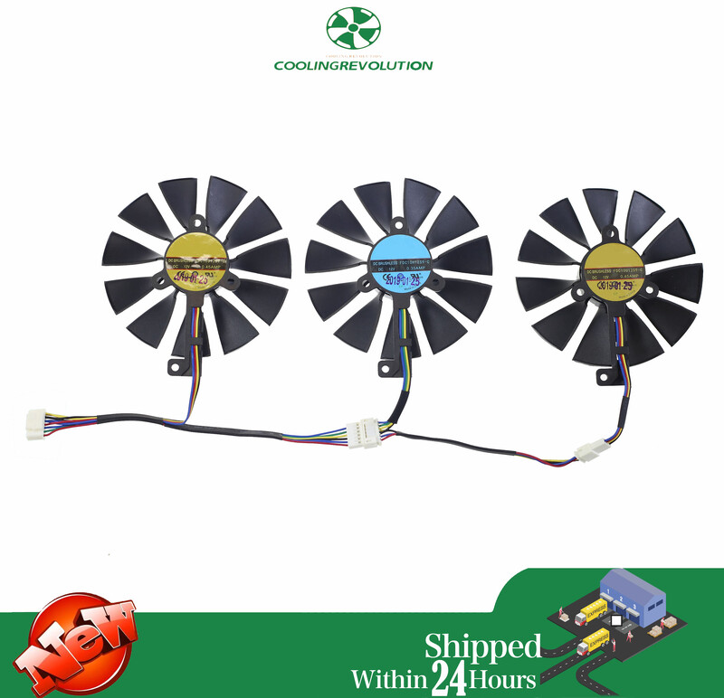 Nemokamas pristatymas FDC10U12S9-C FDC10H12S9C dydis 87 mm 3 skylės, skirtos ASUS ROG STRIX RTX 2070 O8G GAMING vaizdo plokštės aušinimo ventiliatoriui