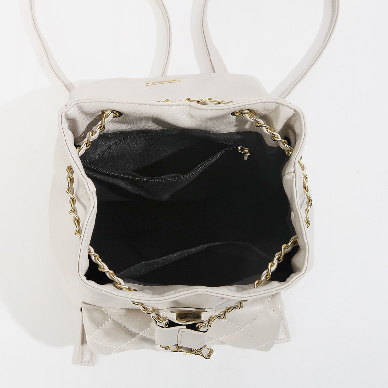 Novi modni ženski ruksaci Mali mirisni vjetar crni lingge korejski stil Lančana torba Leisure Drawstring Ruksaci velikog kapaciteta