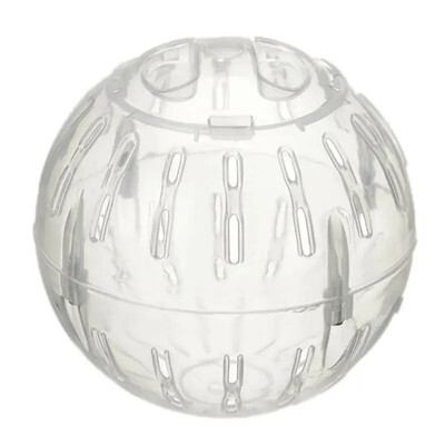 Mājdzīvnieku skriešanas bumba, plastmasas caurspīdīga zeme