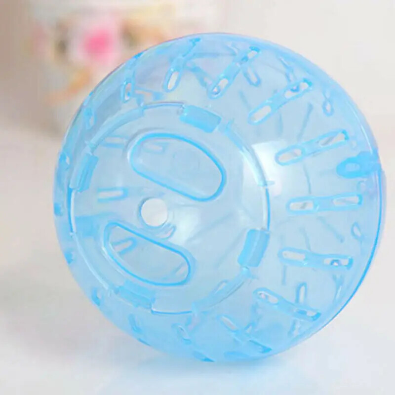 Mājdzīvnieku skriešanas bumba, plastmasas caurspīdīga zeme